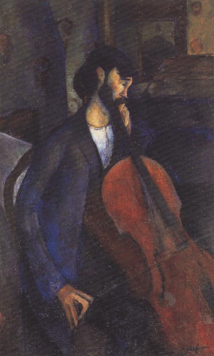Amedeo Modigliani The Cellist (mk39) oil painting image